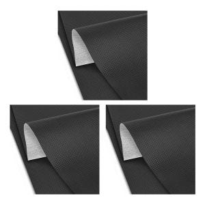 3er-Set Motorrad Sitzbank Bezug Tourtecs Kunstleder Neubezug im Carbon-Look