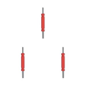 Lot de 3 Démonte soupape / clé à soupape compatible avec pneus moto Tourtecs