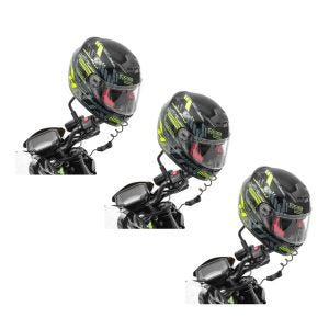 3er-Set Helmschloss Motorrad HS1 Tourtecs Zahlenschloss schwarz