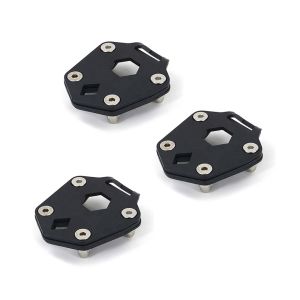 3er-Set Seitenständerfuß Verbreiterung passend für Royal Enfield Himalayan 17-24 Seitenständerplatte Auflagevergrößerung Motoguard FV10