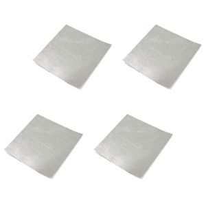 Lot de 4 Feuille de protection thermique compatible avec moto Plaque adhésive pare-chaleur Zaddox 50x25cm