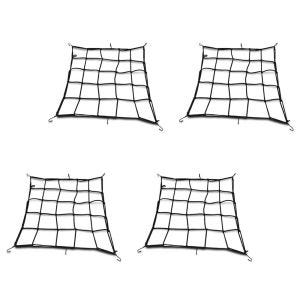 4er-Set Gepäcknetz, Bagtecs, 110 x 110 cm Spannweite