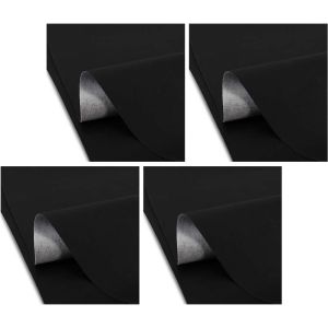 4er-Set Tourtecs Motorrad Sitzbank-Bezug Universal Schwarz