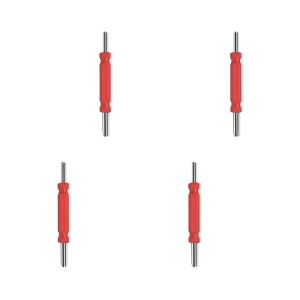 Lot de 4 Démonte soupape / clé à soupape compatible avec pneus moto Tourtecs