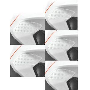 5er-Set Seiten-Tankpad Zaddox Grip Pad M klar Kniepad transparent klar