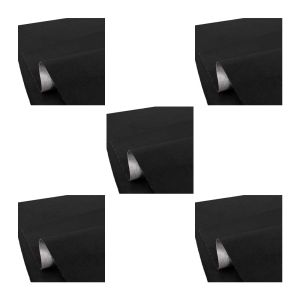 5er-Set Motorrad Sitzbank-Bezug Kunstleder anti-rutsch schwarz XL 140x100 cm Sitzbezug