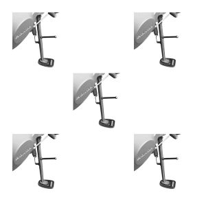 Lot de 5 ConStands Extension de béquille laterale Y