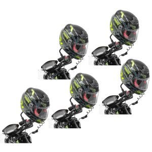 Lot de 5 Antivol casque moto / cadenas à code HS1 Tourtecs noir