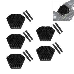 5er-Set Motorrad Sitzkissen TPE Gel Tourtecs AC2 Komfort Gelkissen L schwarz