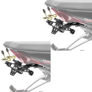 2x Set Kennzeichenhalter + LED Blinker passend für Kawasaki Z 900 / 650 NH7