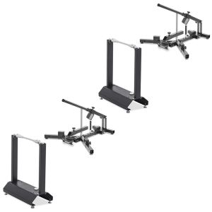 2x Set: Démonte pneu moto 12-21" / changeur de pneus ConStands MD4 + Équilibreuse pneu moto ConStands WU-1 équilibreuse de roues en noir