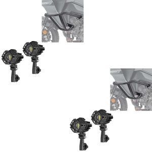 2x LED Nebelscheinwerfer + Sturzbügel passend für Yamaha Tracer 9 / GT 21-24 Motoguard