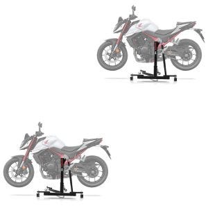 2x Lève moto centrale compatible avec Honda Hornet 750 23-25 noir ConStands Power-Evo