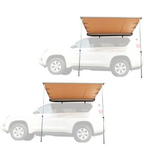 2er-Set Markise passend für Auto / SUV/ Geländewagen 1,40m x 2m universal Vanit Vordach AM13 beige