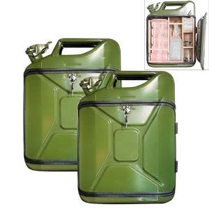2er-Set Minibar in Benzinkanister Design MF1 Divit Bar Regal / Aufbewahrung