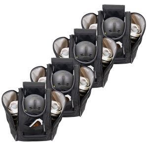 4er-Set Skihelm / Skischuh Tasche SR1 Cranit Helmtasche Reiserucksack schwarz
