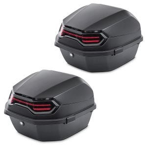 Set 2x Motorrad Topcase Bagtecs BT11 45 Liter Universal hinten