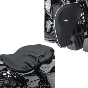 Sturzbügel Spritzschutz + Sitzbankabdeckung passend für Harley Davidson Touring 09-24