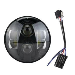 LED Scheinwerfer 7 Zoll TH4 + Adapter H4 auf H13