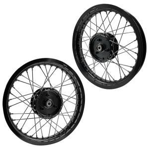 Jante 1,85x16 large aluminium adaptée pour Simson S51 S50 S70 Schwalbe KR51 + jante 2,15x16 large aluminium