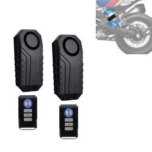 2x Diebstahlschutz Alarm mit Fernbedienung 113Db wasserdicht Tourtecs Vibrationsalarm DA1