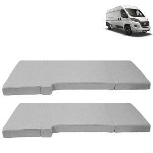 2x Klappmatratze Fahrerkabine VM7 passend für Ducato, Jumper, Boxer Klappmatratze Schlafauflage