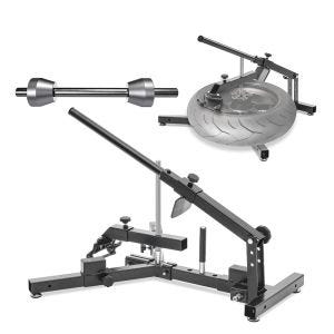 Motorrad Reifenmontiergerät ConStands für Motorradreifen 12-21" Reifenwechsler MD4 + Adapter/Auswuchtadapter passend für Ducati 748 95-04