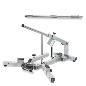 Démonte-pneu pour pneus moto 12-21" ConStands MD4 galvanisé + adaptateur/adaptateur d'équilibrage adapté pour scooters/pit bike ConStands AA6 15mm