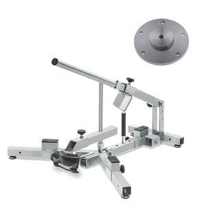 Reifenmontiergerät für Motorradreifen 12-21" Reifenwechsler ConStands MD4 verzinkt + Adapter/Auswuchtadapter passend für BMW R 1200 GS 04-18