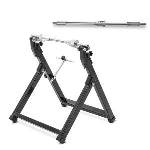 Béquille d'équilibrage moto ConStands WU-2 dispositif d'équilibrage noir + adaptateur/adaptateur d'équilibrage adapté aux scooters/pit bike ConStands AA6 15mm