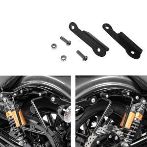 Set Blinkerverlegung mit Satteltaschenhalter links und rechts passend für Yamaha XV 950 / R 14-20 Craftride