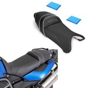 Set Motorrad Sitzbank Umbau Tourtecs Gel Komfort Plus Komfortsitzbank und Aufpolstern
