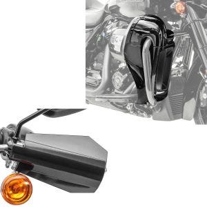 Set Beinschild passend für Harley Davidson Touring Modelle 14-24 Craftride und Handprotektoren