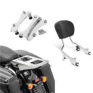 Set Topcase Träger passend für Harley Davidson Touring 14-24 Craftride mit Sissybar und Montagekit