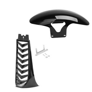 Set Bugspoiler und Frontfender passend für Harley Davidson Softail 18-24 Kühlerabdeckung Craftride