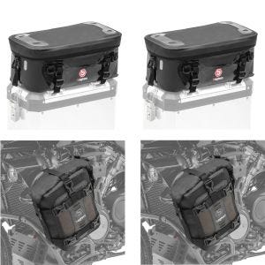 Set Sacoche de couvercle compatible avec valises laterales alu étanche et Sacoche de protection 6L Bagtecs