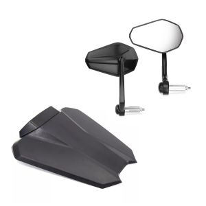Set Lenkerendenspiegel Paar und Soziusabdeckung passend für KTM 1290 Super Duke R 20-23 Zaddox