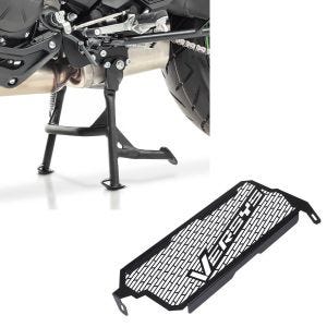 Hauptständer passend für Kawasaki Versys 650 22-24 Mittelständer ConStands + Kühlerabdeckung Kühlergrill KG1