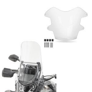 Phare Protection compatible avec Yamaha Tenere 700 19-24 Protège Feux Lumitecs SS17 + Bulle Touring pare brise clair