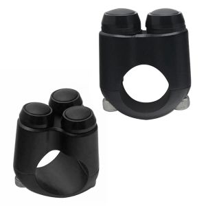 Lenkertaster mit 3 Tastern passend für 22 mm Lenker Craftride Switch + Lenkertaster mit 2 Tastern passend für 22 mm Lenker Switch schwarz