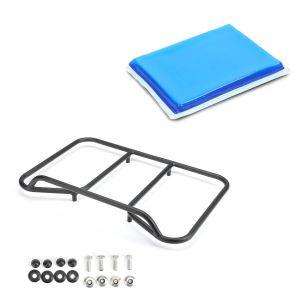 Set: Gel pad coussin intégré XL pour selle moto 25x20x1,5 cm + porte-bagages Top case Vario sur mesure pour BMW R 1200 / 1250 GS 04-23