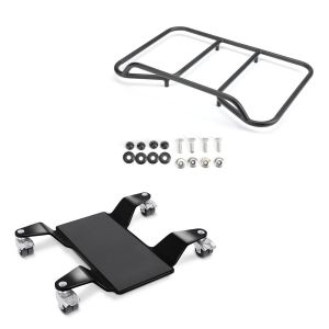 Set: Rangierhilfe für Hauptständer ConStands Easy Mover II bis 320kg in schwarz + Gepäckträger Vario Topcase passend für BMW R 1200 / 1250 GS 04-23
