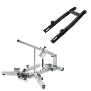 Set: Reifenmontiergerät für Motorradreifen 12-21" Reifenwechsler ConStands MD4Z + Tuning Kastenschwinge passend für Simson S51 S50 S53 S70 S83 verstärkt RSR schwarz