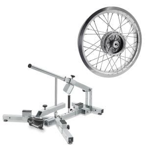 Set: Reifenmontiergerät für Motorradreifen 12-21" Reifenwechsler ConStands MD4Z + Felge 2,15x16 breit passend für Simson S51 S50 S70 Schwalbe KR51 AF25