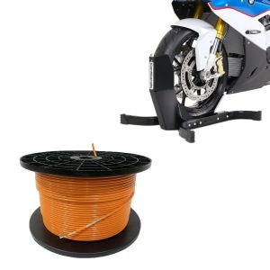 Set: Câble périphérique 300m pour robots tondeuses Ø4,0mm extra fort + bascule moto Easy-Plus noir