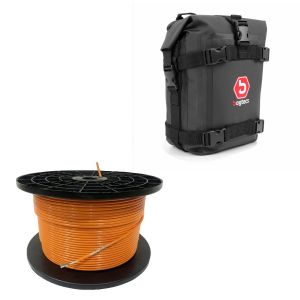 Set: Câble périphérique 300m pour robots tondeuses Ø4,0mm extra fort + sac crashbar K3 6L