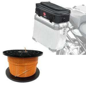 Set: 300m Begrenzungskabel für Mähroboter Ø4,0mm Extra Stark+ Zusatztasche passend für BMW Alukoffer BF2 Koffer