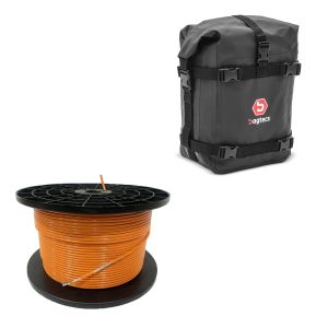 Set : 300m de câble périphérique pour robot tondeuse Ø4,0mm extra fort + sac crash bar adapté à la barre de protection K4 Dry Bag 10 L