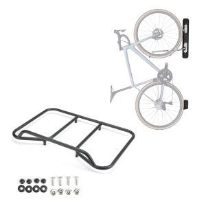 Set: Support mural vélo Cranit ME84 noir + porte-bagages Top case Vario sur mesure pour BMW R 1200 / 1250 GS 04-23