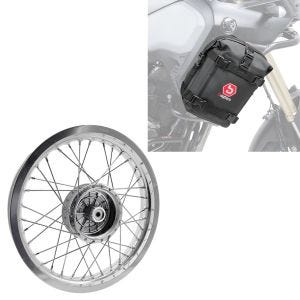 Set: Felge 2,15x16 breit passend für Simson S51 S50 S70 Schwalbe KR51 AF25 + Sturzbügeltasche K3 6L